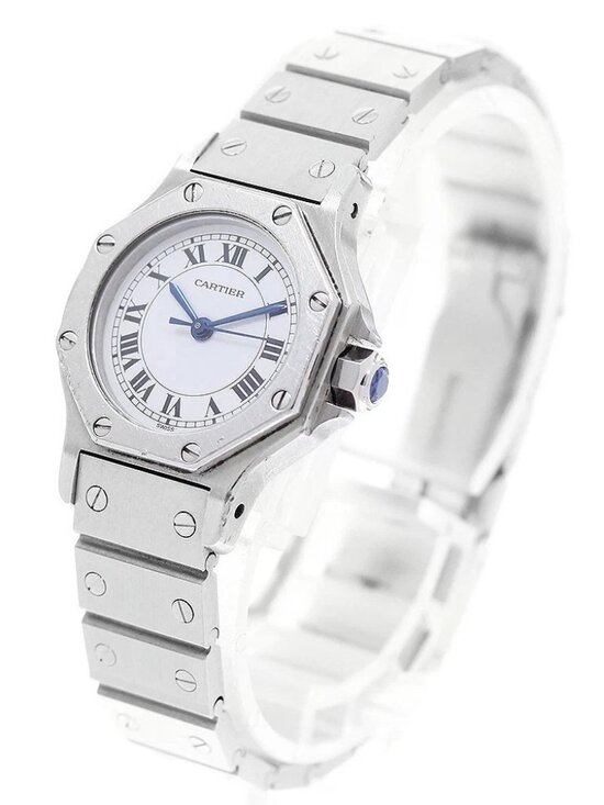 CARTIER Santos Octagon SM White Dial Automatic Ladies Watch_945514 main image 2